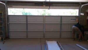 new garage door installed